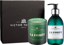 Victor Vaissier La Forêt Giftbox Soap & Candle Beauty Women Home Hand Soap Liquid Hand Soap Green Victor Vaissier