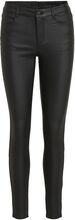 Vicommit Coated Rwsk New Pant-Noos Bottoms Trousers Leather Leggings-Bukser Black Vila