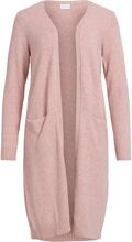 Viril Long L/S Knit Cardigan - Noos Tops Knitwear Cardigans Pink Vila