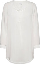 Vilucy L/S Tunic Tops Tunics White Vila