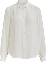 Vilucy Button L/S Shirt - Noos Tops Shirts Long-sleeved White Vila