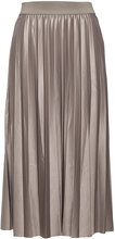 Vinitban Skirt - Noos Skirts Pleated Skirts Sølv Vila*Betinget Tilbud