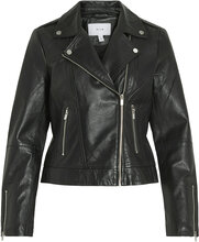 Vifeli Leather Jacket - Noos Læderjakke Skindjakke Black Vila