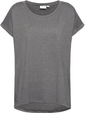 Vidreamers New Pure T-Shirt-Noos Tops T-shirts & Tops Short-sleeved Grey Vila