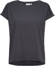 Vidreamers New Pure T-Shirt-Noos Tops T-shirts & Tops Short-sleeved Navy Vila
