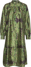 Vistorma L/S Midi Dress #8 Knælang Kjole Green Vila