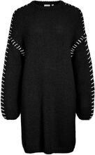 Vichoca New L/S Knit Dress Dresses Knitted Dresses Black Vila