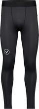 Bonder M Long Baselayer Tights W/Pocket Sport Base Layer Bottoms Black Virtus