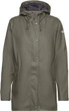 Petra W Rain Jacket Outerwear Rainwear Rain Coats Grønn Weather Report*Betinget Tilbud