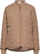 Piper W Quilted Jacket Vattert Jakke Beige Weather Report*Betinget Tilbud