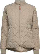 Piper W Quilted Jacket Vattert Jakke Beige Weather Report*Betinget Tilbud