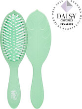 Go Green Treatment And Shine Tea Tree Oil Beauty Women Hair Hair Brushes & Combs Detangling Brush Green Wetbrush