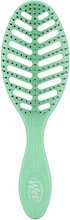 Go Green Speed Dry Green Beauty Women Hair Hair Brushes & Combs Paddle Brush Green Wetbrush