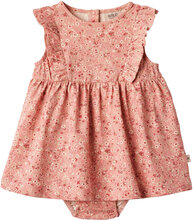 Jersey Dress Suit Vianna Dresses & Skirts Dresses Baby Dresses Sleevless Baby Dresses Pink Wheat