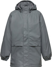 Thermo Rain Coat Aju Outerwear Rainwear Jackets Blue Wheat