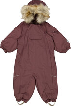 Snowsuit Nickie Tech Outerwear Coveralls Snow-ski Coveralls & Sets Burgundy Wheat