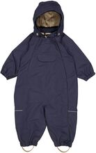 Outdoor Suit Olly Tech Outerwear Coveralls Shell Coveralls Navy Wheat