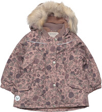 Jacket Mathilde Tech Outerwear Jackets & Coats Winter Jackets Rosa Wheat*Betinget Tilbud