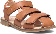 Addison Leather Sandal Shoes Summer Shoes Sandals Brown Wheat