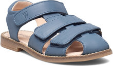 Addison Leather Sandal Shoes Summer Shoes Sandals Blue Wheat