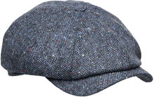 Newsboy Classic Cap Accessories Headwear Flat Caps Blå Wigéns*Betinget Tilbud