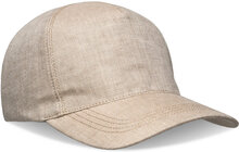 Baseball Contemporary Linen Accessories Headwear Caps Beige Wigéns*Betinget Tilbud
