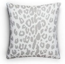 Pude Leopard Home Textiles Cushions & Blankets Cushion Covers Grey WILMA & LOUISE