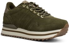 Nora Iii Suede Plateau Lave Sneakers Grønn WODEN*Betinget Tilbud