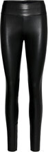 Edie Leggings Bottoms Trousers Leather Leggings-Bukser Black Wolford