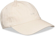 Low Profile Twill Cap Accessories Headwear Caps Creme Wood Wood*Betinget Tilbud