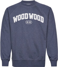 Hester Ivy Sweatshirt Sweat-shirt Genser Blå Wood Wood*Betinget Tilbud