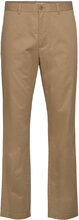Marcus Light Twill Trousers Designers Trousers Chinos Beige Wood Wood