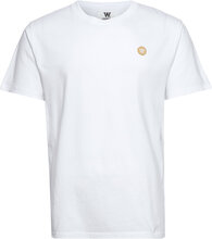 Ace T-Shirt T-shirts Short-sleeved Hvit Double A By Wood Wood*Betinget Tilbud