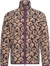 Jay Zoo Zip Fleece Sweatshirt Tops Sweat-shirts & Hoodies Fleeces & Midlayers Multi/patterned Double A By Wood Wood