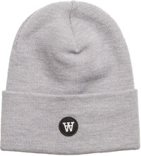 Gerald Tall Beanie Accessories Headwear Beanies Grey Double A By Wood Wood