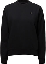 Jess Sweatshirt Tops Sweat-shirts & Hoodies Sweat-shirts Black Double A By Wood Wood