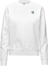 Jess Sweatshirt Tops Sweat-shirts & Hoodies Sweat-shirts White Double A By Wood Wood