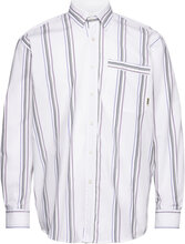 Wbyuzo Pin Shirt Skjorte Uformell Hvit Woodbird*Betinget Tilbud