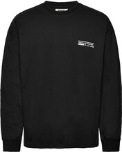 Baine Tech L/S Tee Designers Sweatshirts & Hoodies Sweatshirts Black Woodbird