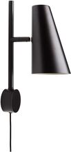 Cono Wall Lamp Home Lighting Lamps Wall Lamps Black WOUD