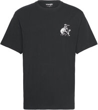Branded Tee Tops T-Kortærmet Skjorte Black Wrangler