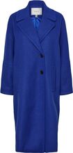 Yasmanga Wool Mix Coat Outerwear Coats Winter Coats Blue YAS