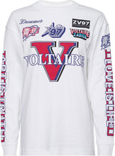 Noane Voltaire Multibadge Tops Sweat-shirts & Hoodies Sweat-shirts White Zadig & Voltaire