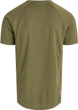 Mens Sports T-Shirt With Chest Print T-shirts Short-sleeved Kakigrønn ZEBDIA*Betinget Tilbud