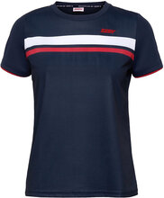 Zerv Raven Womens T-Shirt T-shirts & Tops Short-sleeved Marineblå Zerv*Betinget Tilbud