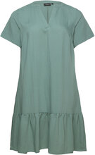 Vmacy, S/S, Knee Dress Dresses Shirt Dresses Grønn Zizzi*Betinget Tilbud