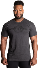 Better Bodies Recruit T-Shirt, mørk grå t-skjorte