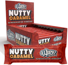 Wispy Protein Bar, 55g x 10stk, Nutty Caramel