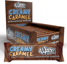 Wispy Protein Bar, 55g x 10stk, Creamy Caramel