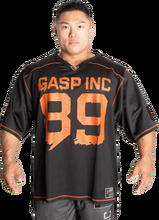 Gasp No1 Football Tee, svart/oransje t-skjorte